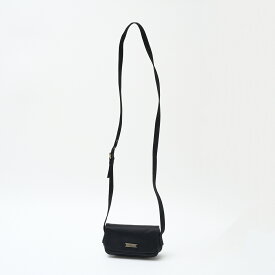 【中古】PRADA プラダ サテン ショルダーバッグ クロスボディバッグ ミニ コンパクト ポシェット サテン ブラック×シルバー金具 レディース