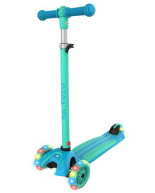 RideVOLO キックスクーター 子供向けキックボード キックスケーター 女の子/男の子 三輪車 3段階高さ調整 光るLEDタイヤ 軽量 持ち運び便利 耐荷重50kg アウトドアに適用 おもちゃ 安定 誕生日