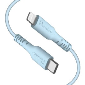 tama's Permier シリコンケーブル C to L 1.0m PR-H301CL10 シリーズ USB Type-C to ライトニング (ベビーブルー) MFi認証 多摩電子工業業 屈曲耐久約12万回を実現 ケーブル内部動線をグラフェンで覆い 外装