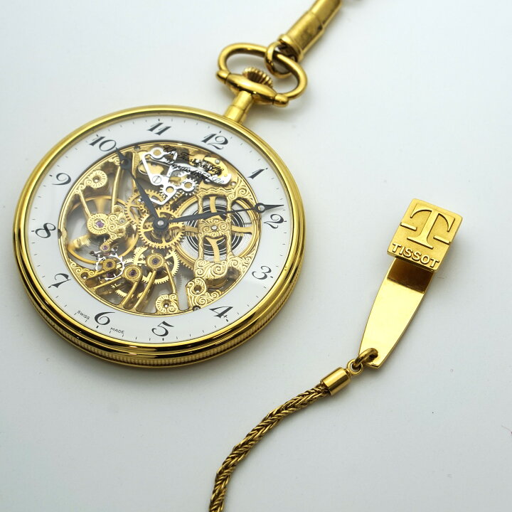 楽天市場】【超美品/箱付き】TISSOT ティソ 懐中時計 オープンフェイス 