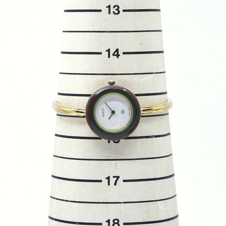 楽天市場】【中古】GUCCI グッチ チェンジベゼル クォーツ 1100-L 1年 
