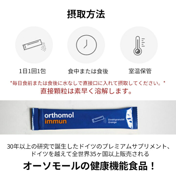 楽天市場】orthomol ビタミン orthomol immun 30日分 immune マルチ 