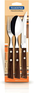 yzgeB[i ؕXe[LiCt21cm&e[utH[N19cm&e[uXv[19cm gfBVi 3{Zbg uW 22299/001 TRAMONTINA
