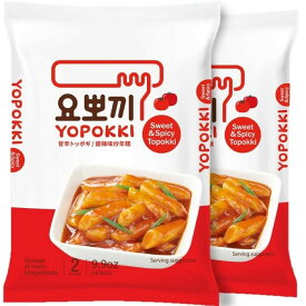 【送料無料】インスタント トッポッキ 餅 韓国の人気お菓子 2種 セット (スパイシー&スイート)