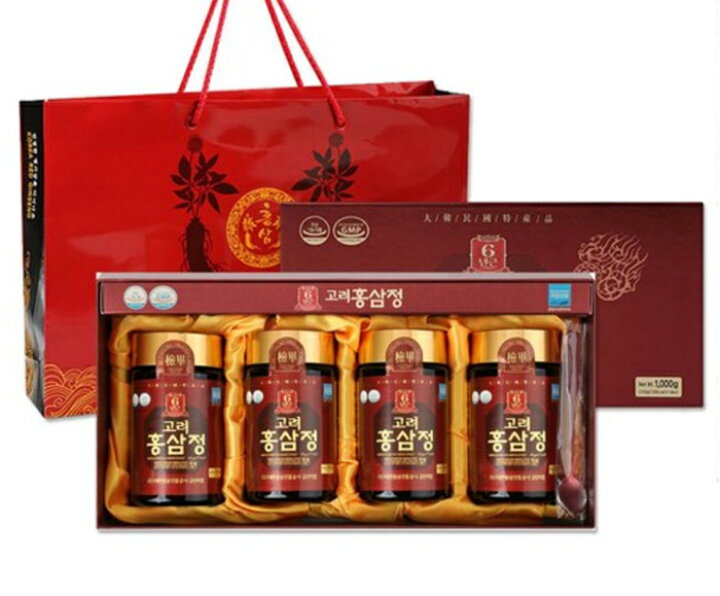 楽天市場】【送料無料】6年根高麗人紅参精 ロイヤルゴルド 250g x 4本 