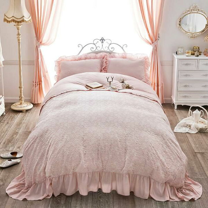 楽天市場 シンプルベッドスカート シングル ピンク 姫系 かわいい 可愛い カワイイ 姫系家具 プリンセス 姫インテリア ロマンティック お姫様 おしゃれ ロマンティックプリンセス