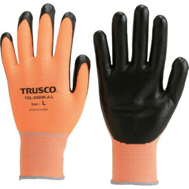 TRUSCO(トラスコ) 耐切創手袋 レベル2 蛍光オレンジ M TGL-5995DK-A-M