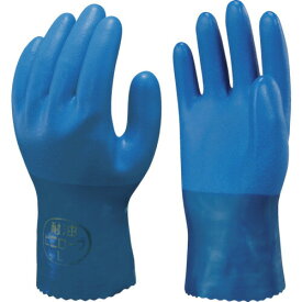 【5/10はP2倍】ショーワ 塩化ビニール手袋 No650耐油ビニロ-ブ ブルー Mサイズ NO650-M