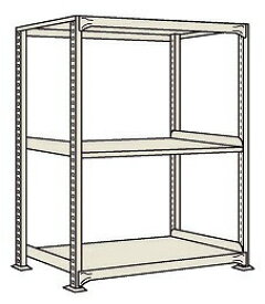 【直送】サカエ(SAKAE) 中量棚CW型（500kg／段・単体・高さ1500mm・3段） CW-9323