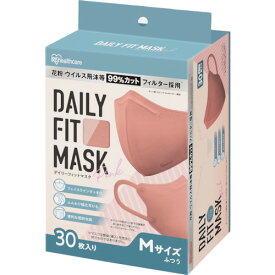 IRIS DAILY FIT MASK ふつうサイズ 30枚入 ピンク RK-D30MP