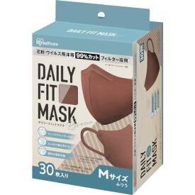 IRIS DAILY FIT MASK ふつうサイズ 30枚入 ブラウン RK-D30MBR