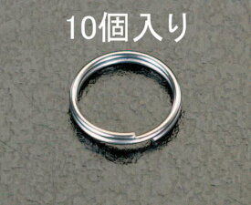 【6/5はP3倍】【メール便対応】エスコ(ESCO) 1.6x18mm 2重リング(ステンレス製/10個) EA638DP-8