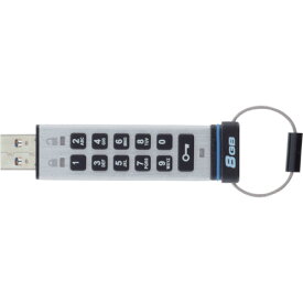 ELECOM(エレコム) セキュリティUSBメモリ 10Key付 USB3.0 8GB HUD-PUTK308GA1