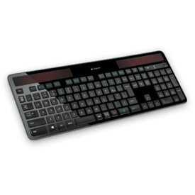 【400円オフクーポン】logicool(ロジクール) Wireless Solar Keyboard k750r ブラック K750R