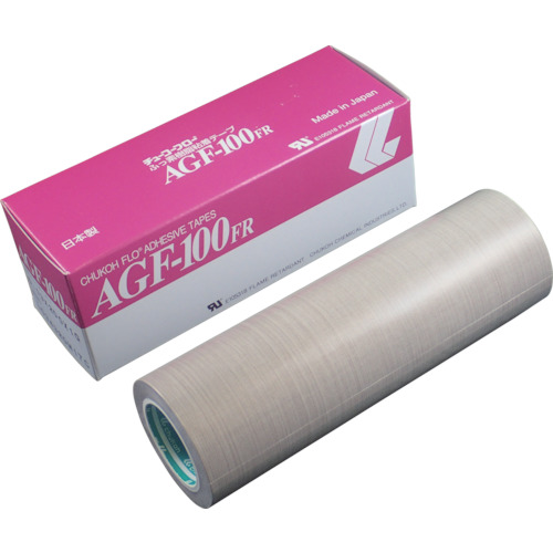 中興化成 フッ素樹脂(テフロンPTFE製)粘着テープ AGF100FR 0.15t×200w×10m AGF100FR-15X200 梱包テープ