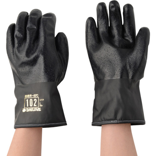 DAILOVE 高級素材使用ブランド ダイローブ 防寒用手袋ダイローブ102BK 最安値 L D102BK-L