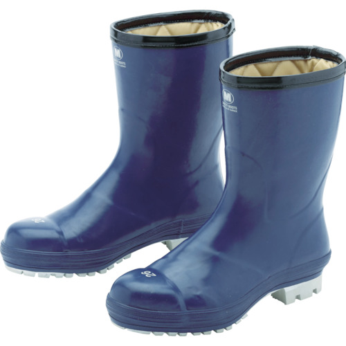 ミドリ安全 氷上で滑りにくい防寒安全長靴 FBH01 FBH01-NV-24.0 祝日 上品 ネイビー 24.0cm