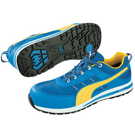 プーマセフティ(PUMA) 安全作業靴 キックフリップ ブルー・ロー 24.5cm 64.321.0-24.5