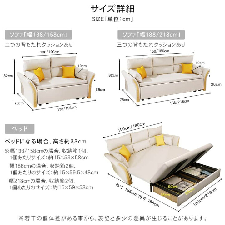 楽天市場】ソファーベッド 3人掛け 2way ソファー 4人掛け ソファ 3P 