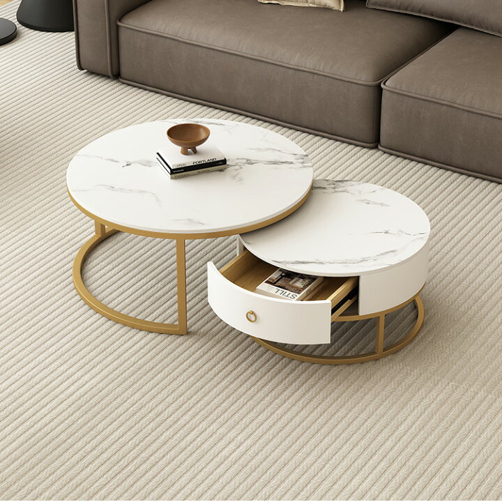 楽天市場】お買い物マラソン＼楽天2位／ネストテーブル 丸 2個セット  