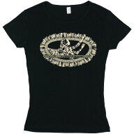 フラダンス Tシャツ レディース 半袖｜ホワイトジンジャーレイ柄 フライス フィット レッスンウェア 練習…