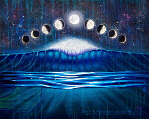 nC̃T[tA[gG Harmonic Phasesi8" x 10"j by Patrick Parker