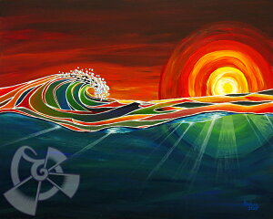 nC̃T[tA[gG Rays i8" x 10"j by Patrick Parker