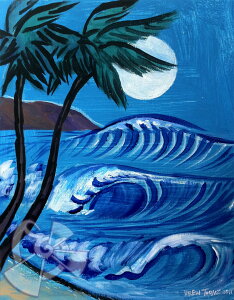 nC̃T[tA[gG@Moonlight Surf i8" x 10"j by h[EgD[YyDrew Toonzz