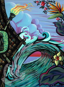 nC̃T[tA[gG Tiki Summer i8" x 10"j by Shannon O'Connell