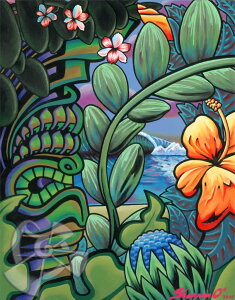 nC̃T[tA[gG Tiki Reef i8" x 10"j by Shannon O'Connell