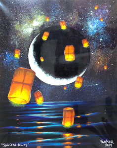 nC̃T[tA[gG Spirited Away i11" x 14"j by Patrick Parker