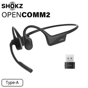 SHOKZ OpenComm2 UC Type-A SKZ-EP-000040 �r�W�l�X���f�����`���w�b�h�Z�b�g �I�[�v���C���[ �C���z�� Bluetooth �ʘb �e�����[�N