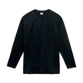 ロンt レディース 長袖 tシャツ 無地 キッズ 厚手 綿100% 5.6オンス プリントスター Printstar 00102-CVL 102cvl ロンティー ロングtシャツ クルーネック 女の子 男の子 子供服 ジュニア 重ね着 インナー 部屋着 白 黒 春 秋 冬 大きいサイズ