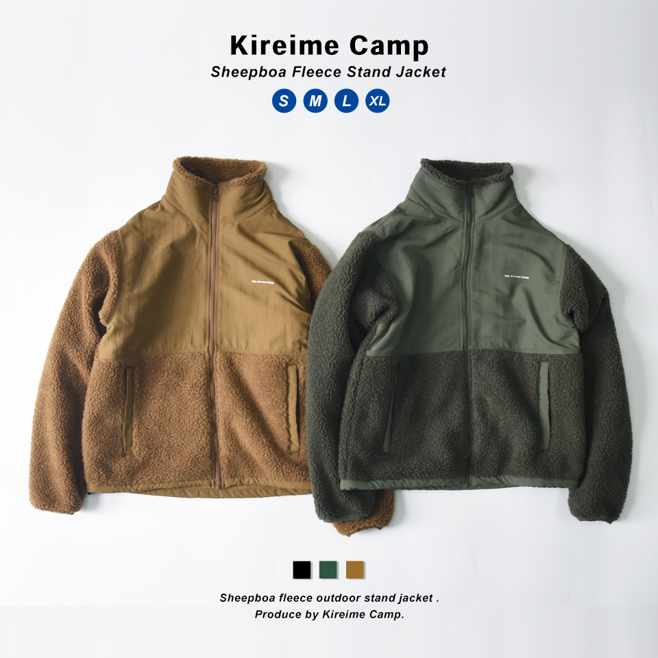 楽天市場】Kireime Camp ボアジャケット メンズ ボアブルゾン