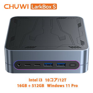 �y���C�ɓ���w����300��P���I���N�[�|����49,900�~���ő�14�{P�zCHUWI �~�jPC �����^ �f�X�N�g�b�v �p�\�R�� Windows11 Pro Intel Core I3 Mini PC �~�j�p�\�R�� DDR4 16GB+512GB �ő�32GB*2+1TB�g�� �ő�4K@144Hz�o��