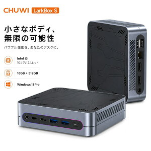 �y���N�[�|����52,799�~�zCHUWI �~�jPC 16GB 512GB Windows 11 Pro Intel Core i3-1220P �����^ �f�X�N�g�b�vPC 10�R�A12�X���b�h Mini PC �~�j�p�\�R�� �ő�4.4GHz 3��ʏo�� 4K 144Hz USB-C Wi-Fi 5 �ȃX�y�[�X �����^�� VE