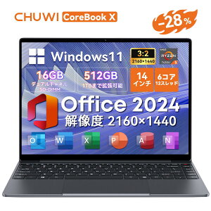 ySS28%It! +300%|CgobNzChuwi m[gp\R officet Windows11 m[gPC 14C` 16G+512G 6RA12Xbh DDR4 2160*1440 3:2̉ʔ䗦 WIFI6 BT5.2 p\R Chuwi CoreBook X 7430U