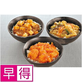 【夏ギフト早得】お手軽中華ミニ丼3種9食セット