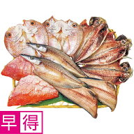 【夏の贈りもの早得】小田原山安　干物詰合せ（5種11枚）
