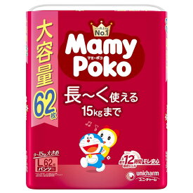 【ベビー】[ユニ・チャーム]マミーポコパンツLドラえもん 62枚