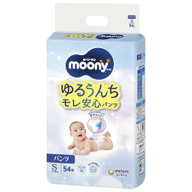 【ベビー】[ユニ・チャーム]ムーニーマンゆるうんちモレ安心パンツS 54枚