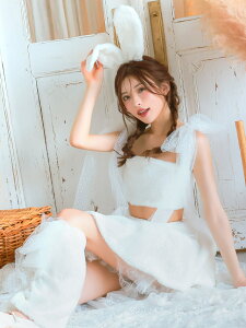 ハロウィンコスプレ うさぎコスプレ バニーガール ファー スカート 衣装 セクシー バニー うさぎ セット うさ耳 もこもこ 激安 仮装 白 ピンク エロ キャバ 大人 レディース コスチューム ア