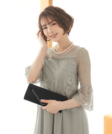 【11880円→3980円 30日まで】パーティードレス 大きいサイズ 結婚式 ロングドレス ワンピース レース レディース 母親 ドレス 発表会 お呼ばれ 袖あり 20代 30代 40代 二次会 ネイビー ブラック フォーマル 母親 ゆったり 秋冬 同窓会 小柄 七五三 成人式 クリスマス 3l