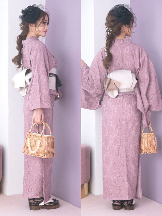 楽天市場】[SALE] 浴衣 3点セット [浴衣+平帯or作り帯+下駄] ゆかた 花 