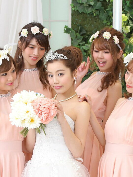楽天市場】結婚式 アクセサリー 花 髪飾り コサージュ フラワー お揃い 