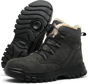 安全靴 防水 防寒 ワークブーツ おしゃれ ダイヤル式 ハイカット 作業靴 軽量 ワークシューズ