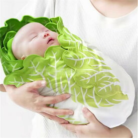 白菜 おくるみ 本物 おもしろ 新生児 野菜 ブランケット ベビー 赤ちゃん 出産祝い ニューボーンフォト 85*85cm 120*120cm 新生児 果物 ピザ おもしろ 毛布 写真撮影 記念写真 かわいい 贈り物 プレゼント
