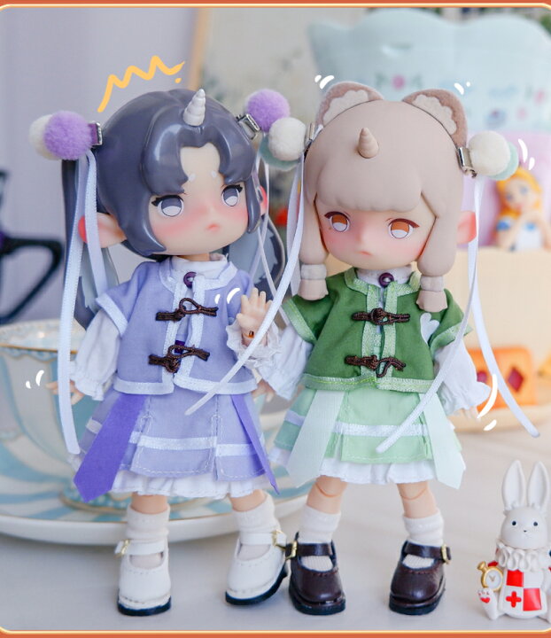 楽天市場】オビツ11 ドール 人形 服 衣装 月のうさぎ漢服セット 