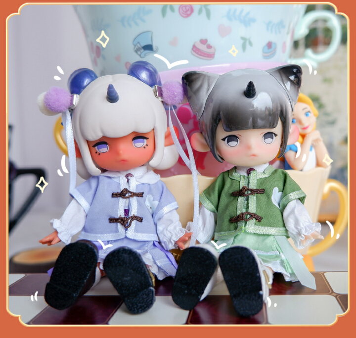 楽天市場】オビツ11 ドール 人形 服 衣装 月のうさぎ漢服セット 