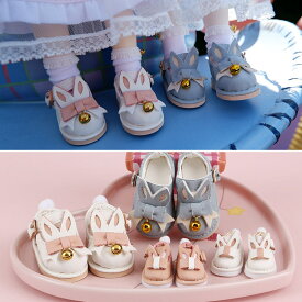 球体関節人形 1/6 幼SD ドール 人形 靴 ウサギ シューズ 人形靴 人形用靴 BJD